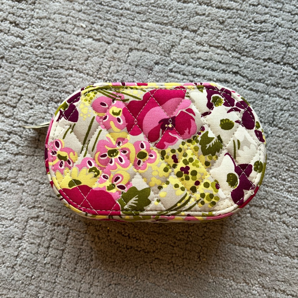 Vera Bradley Floral Quilted Jewelry Case - Picture 2 of 13